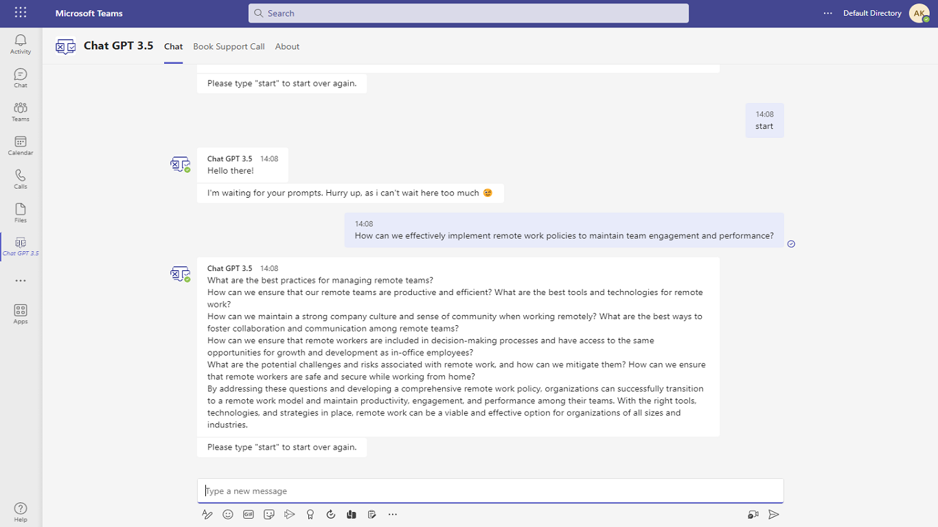 can microsoft teams detect chat gpt